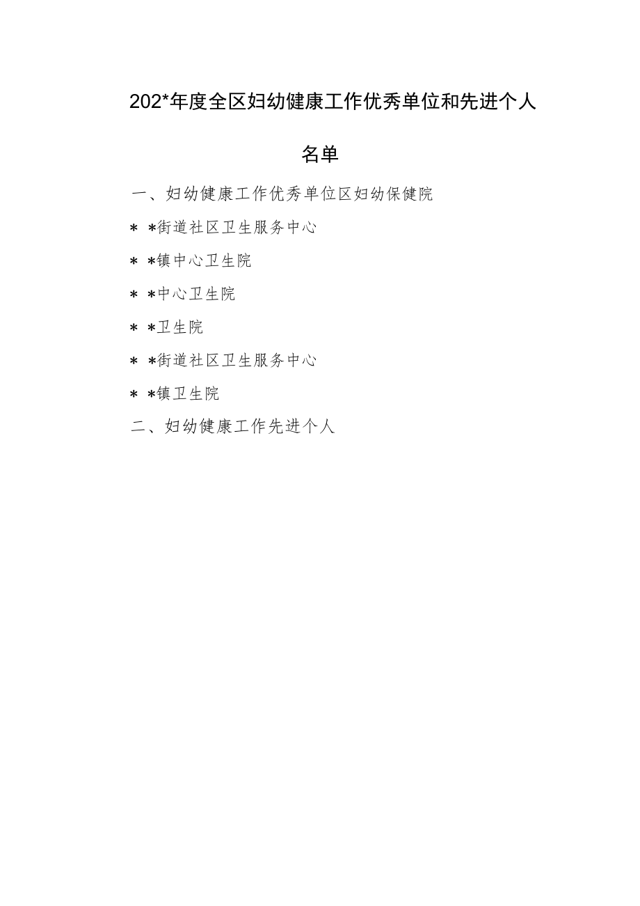 表彰年度妇幼健康工作优秀单位和先进个人的通知.docx_第2页