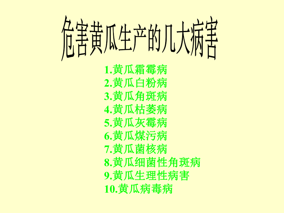 黄瓜病虫害防治.ppt_第2页