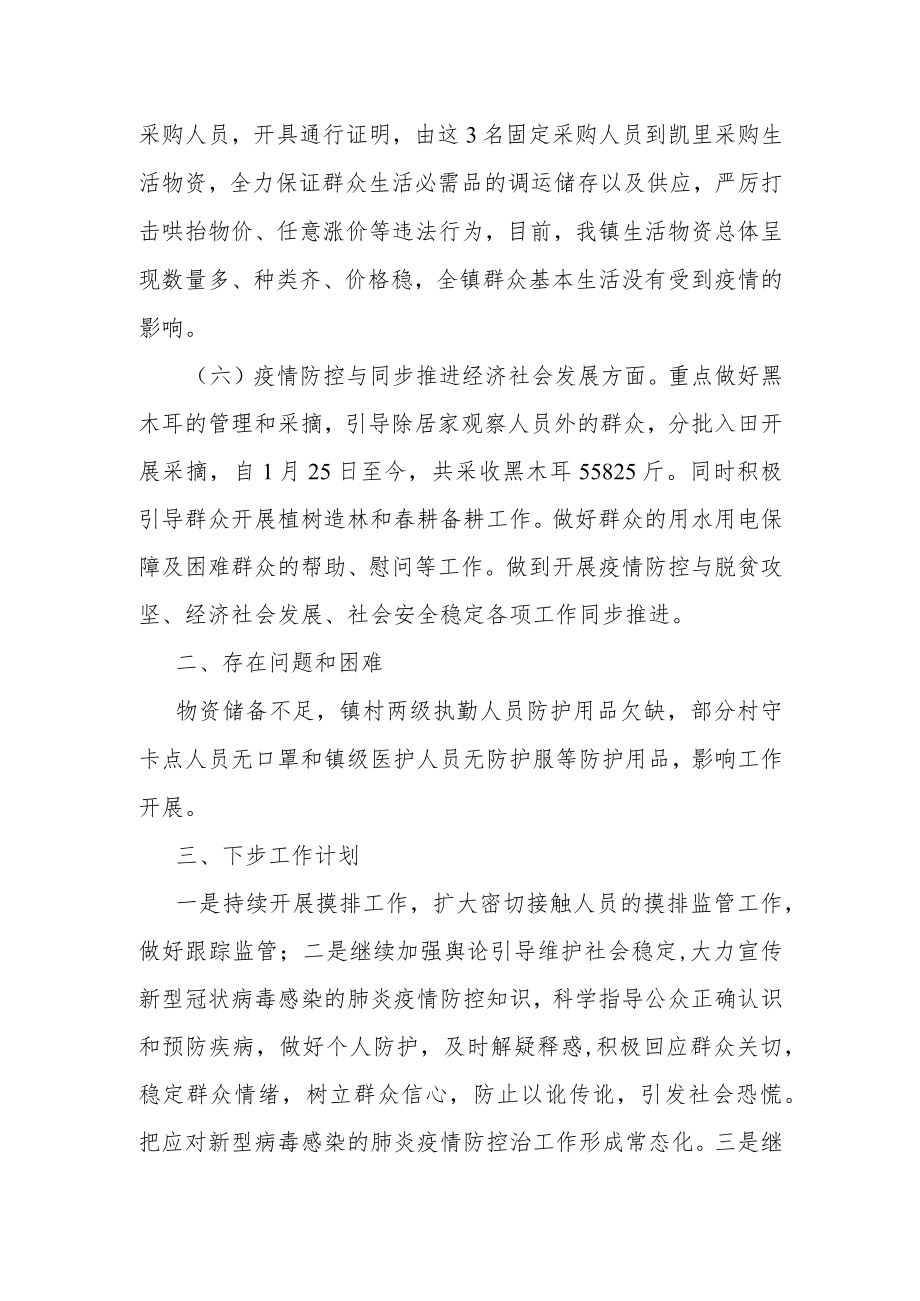 乡镇疫情防控工作自查总结报告.docx_第3页