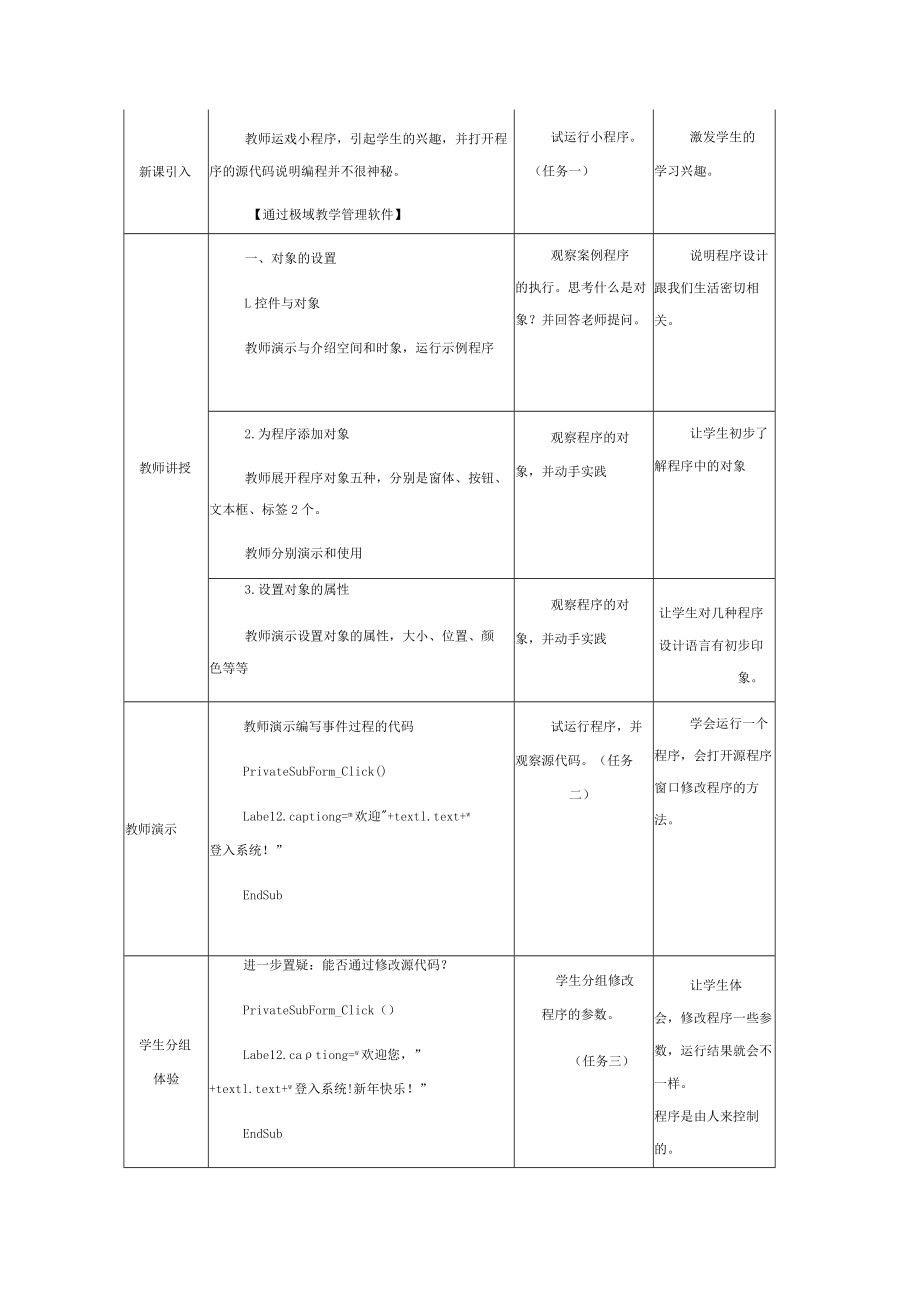 程序中的对象 教学设计.docx_第2页