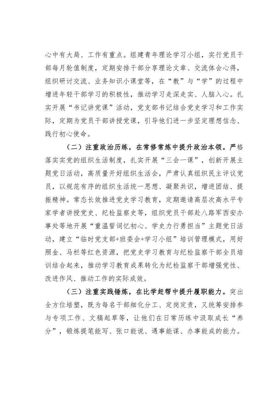 某某市纪委监委党建品牌创建工作情况的汇报.docx_第2页