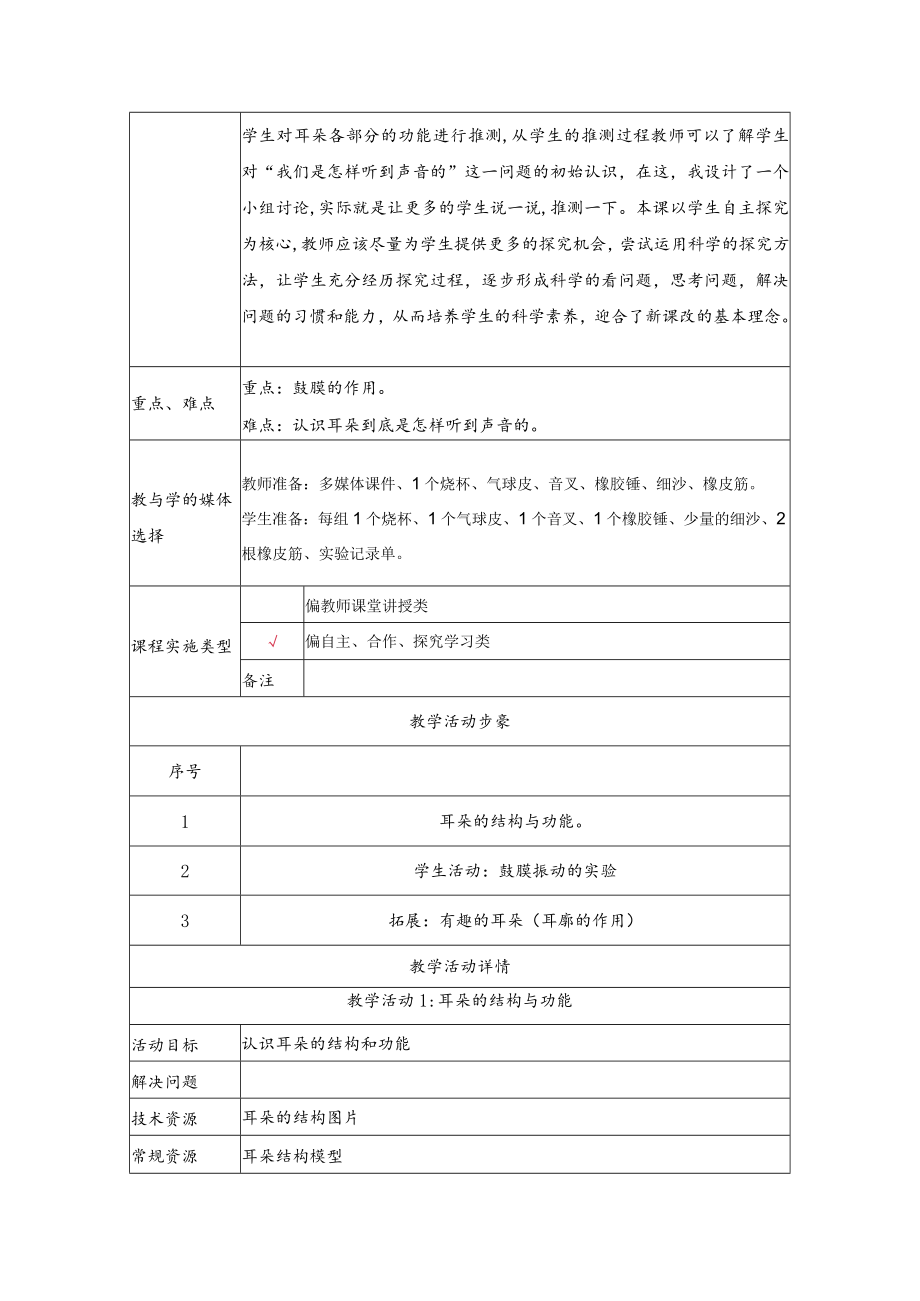 我们是怎样听到声音的 教学设计.docx_第2页