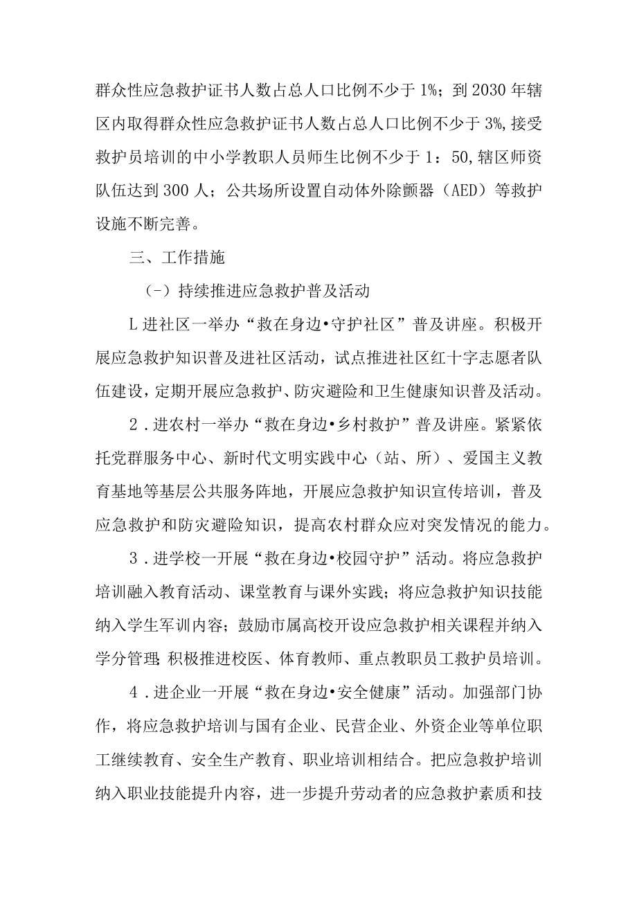 关于进一步推进全市红十字应急救护工作方案.docx_第2页