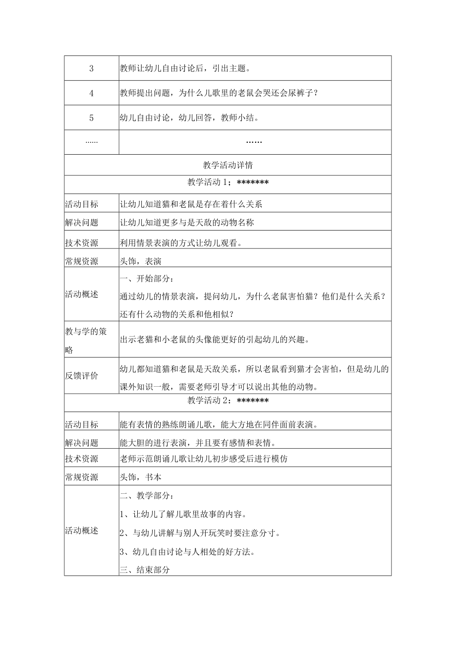 顽皮的小老鼠 教学设计.docx_第2页