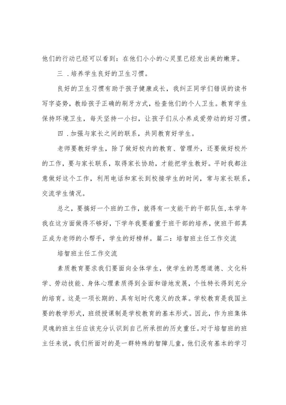 培智班主任工作总结.docx_第2页