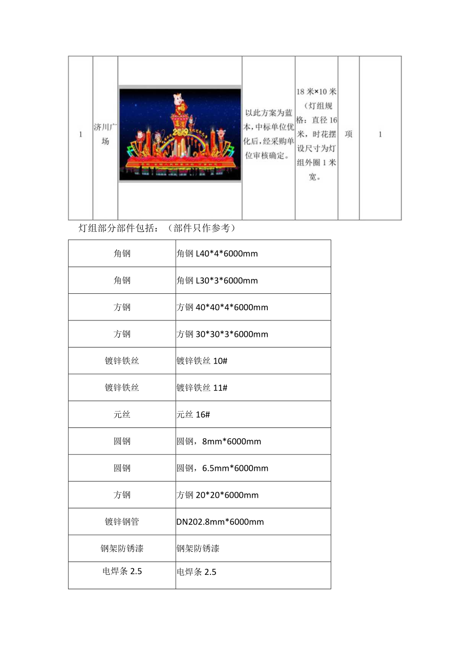 道滘镇2019年济川广场春节灯组项目需求书.docx_第2页