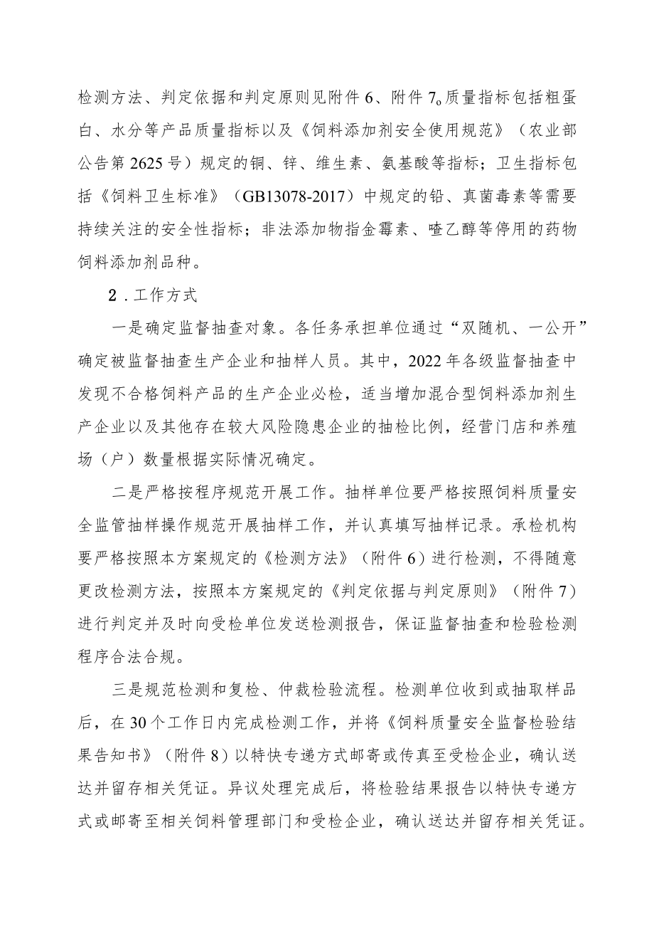 2023年云南省饲料质量安全监管工作方案.docx_第2页