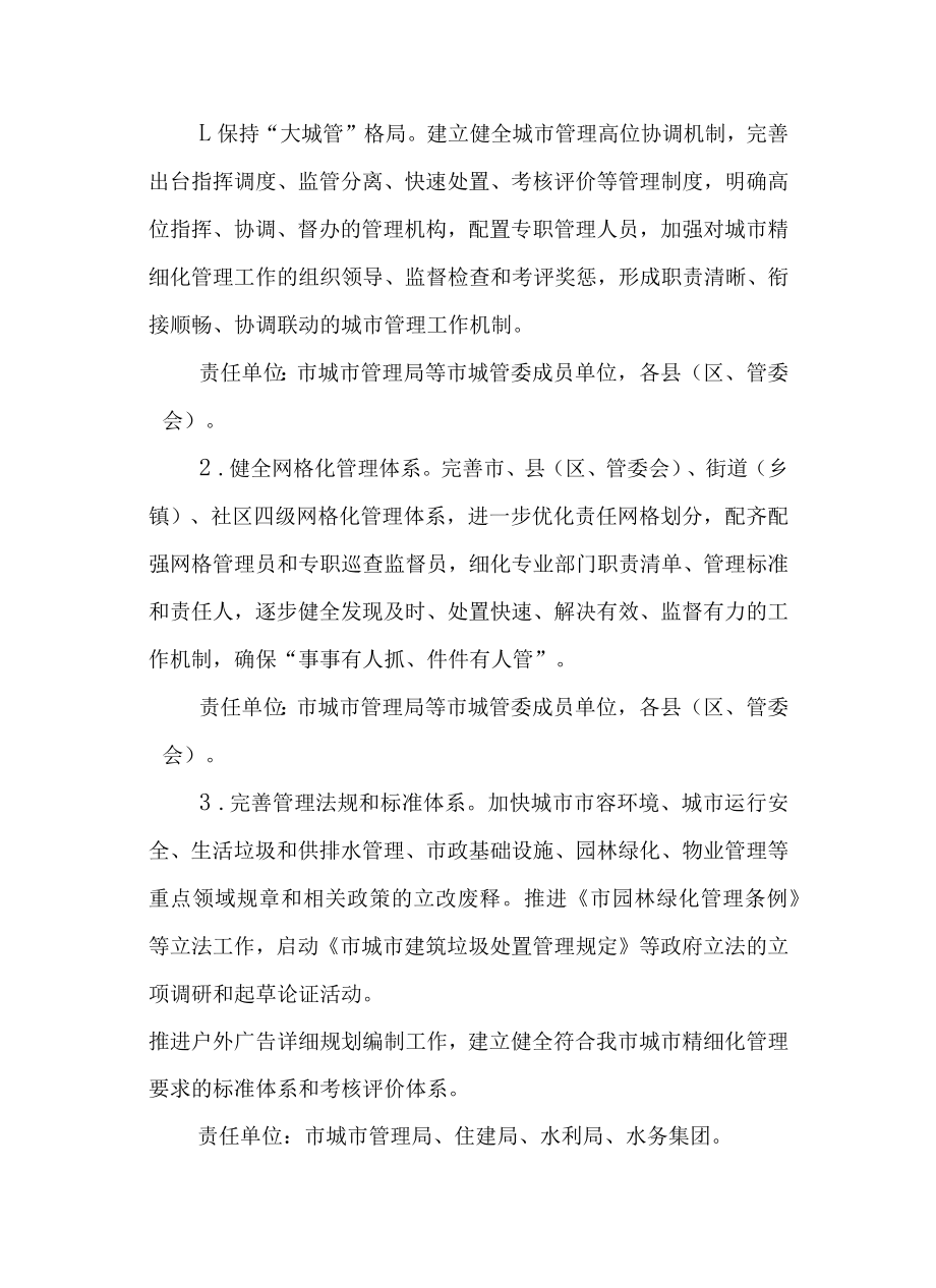 关于进一步提升全市城市精细化管理专项行动方案.docx_第2页