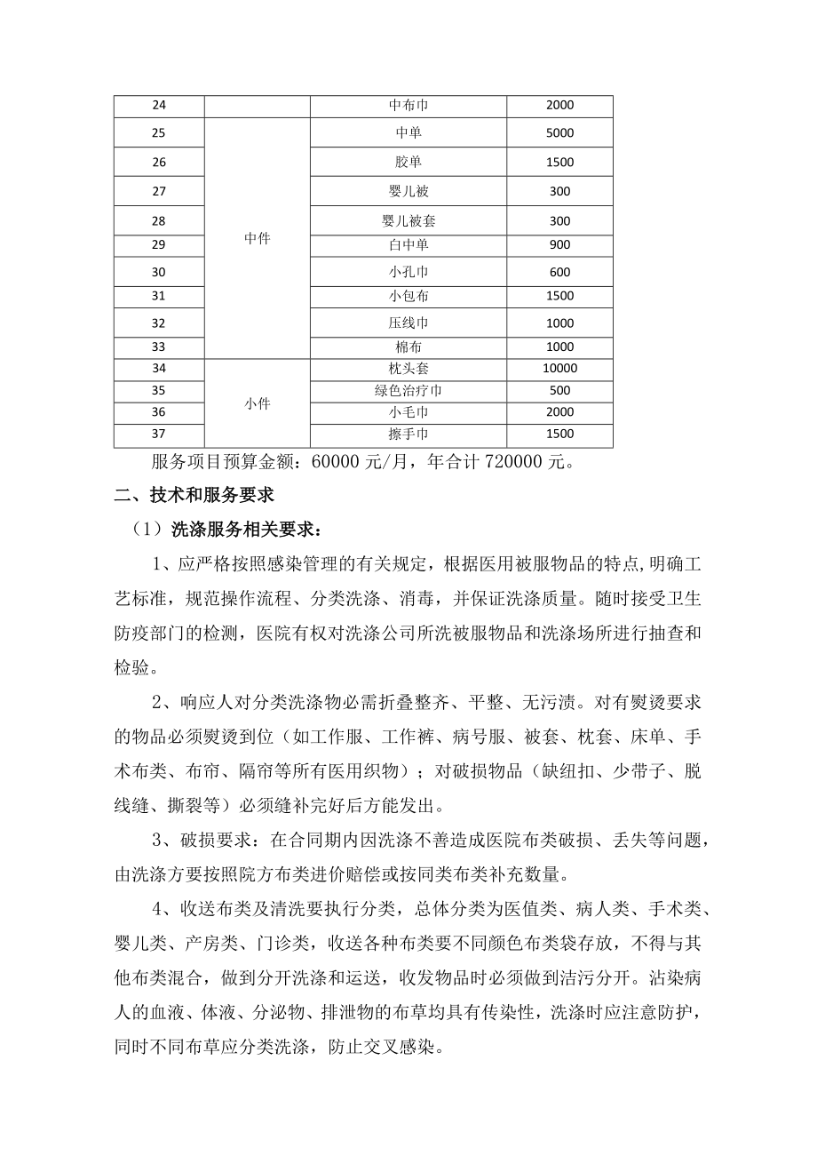 锡场镇卫生院医用织物洗涤服务方案.docx_第2页