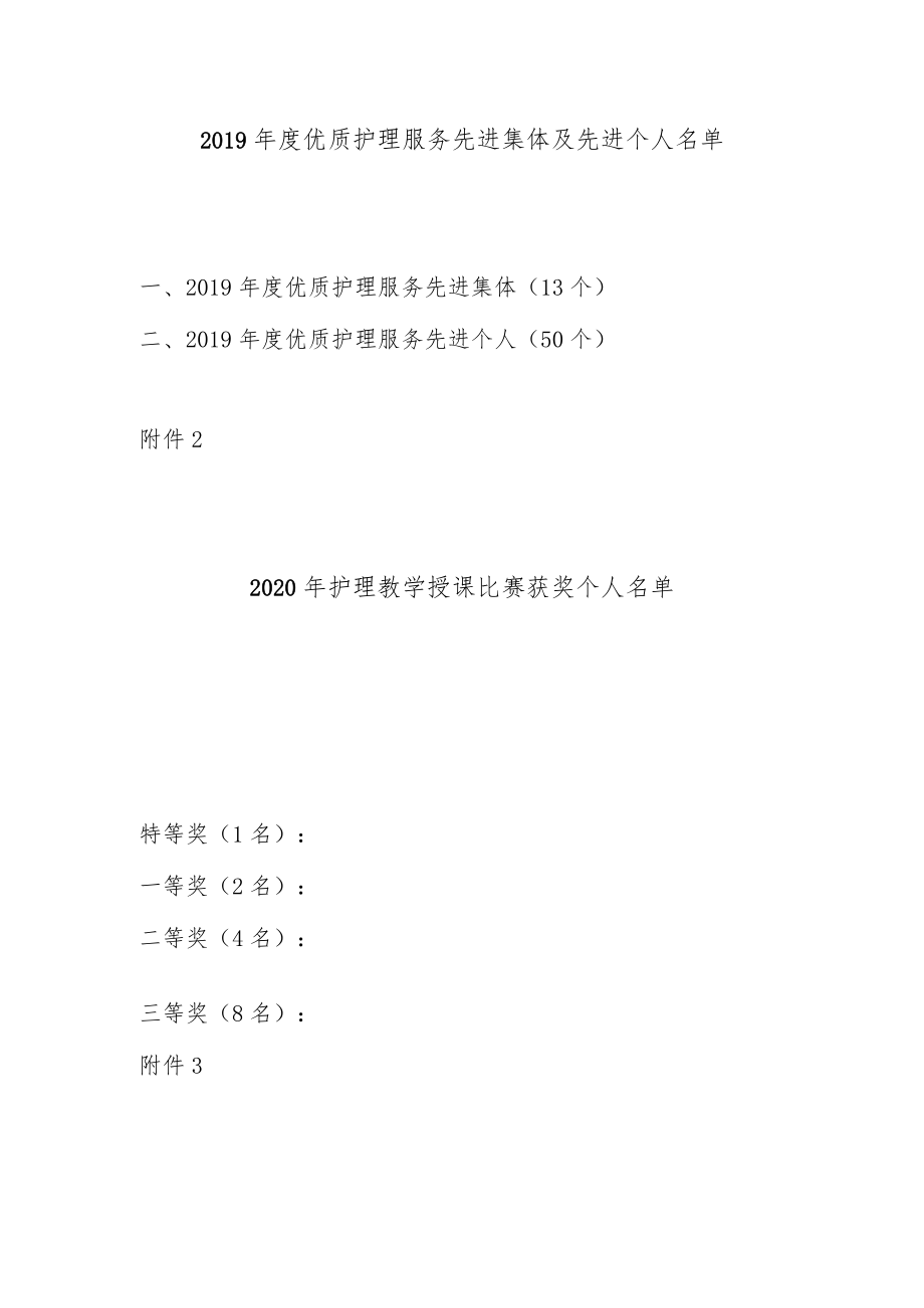 医院表彰优质护理服务先进集体和先进个人.docx_第2页