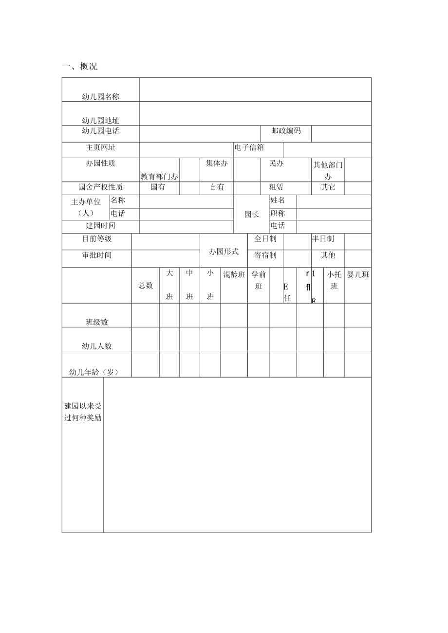 浙江省幼儿园审核登记表.docx_第3页