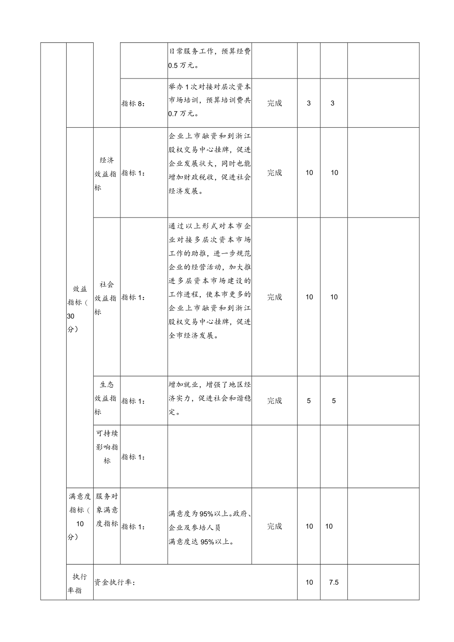 金华市本级财政支出项目绩效自评表.docx_第3页