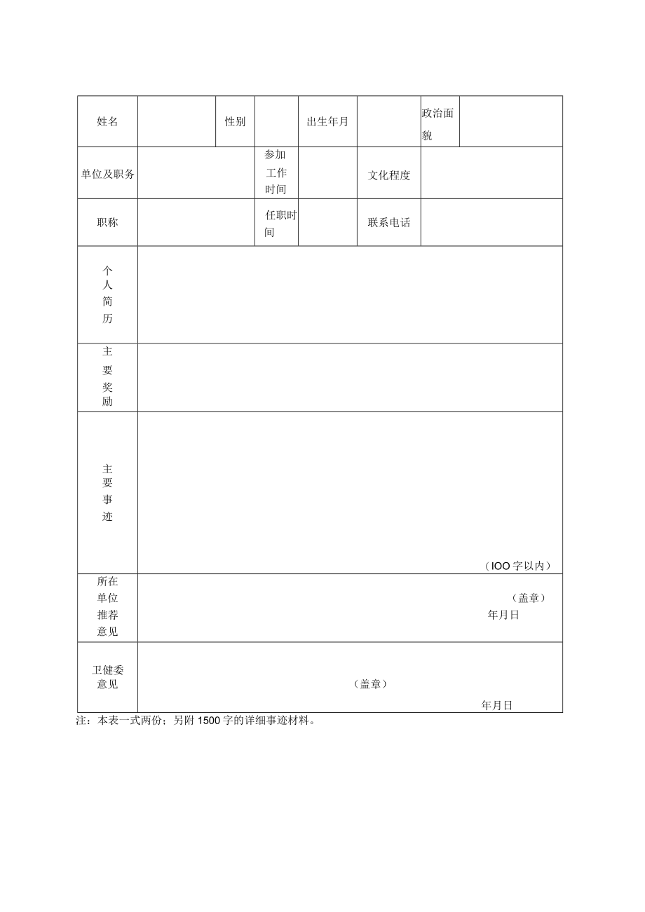 第七届“如皋市德技双馨医卫工作者”初步候选人名额分配表.docx_第2页