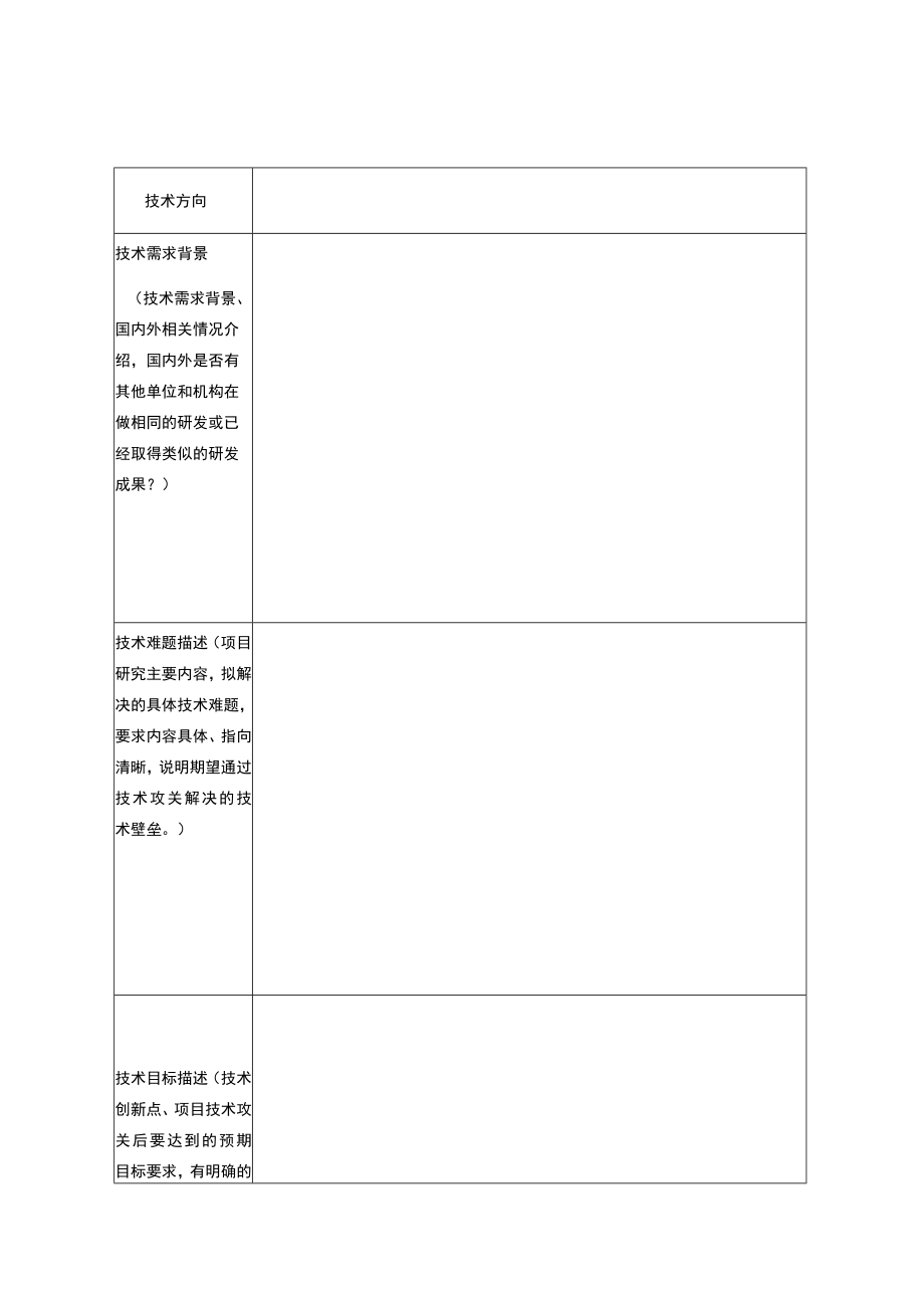 江门市重大科技计划项目“揭榜挂帅”“赛马”制技术攻关项目重大技术需求表.docx_第2页