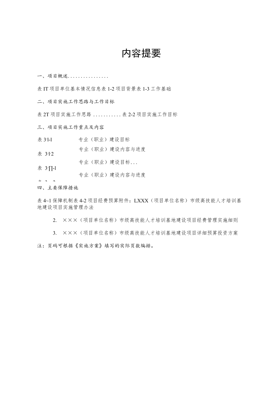 项目单位名称绵阳市高技能人才培训基地建设项目实施方案.docx_第3页