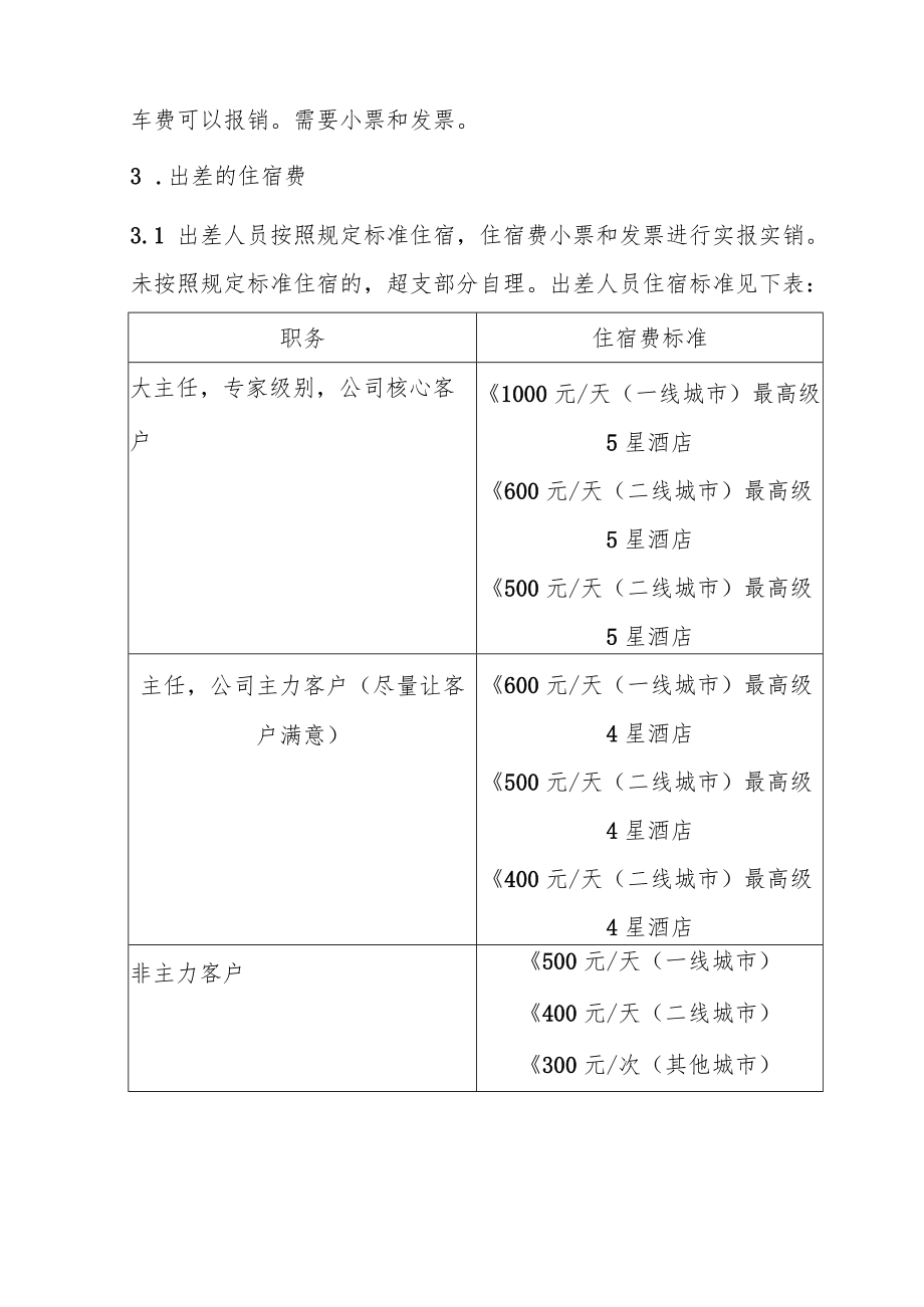 医疗器械公司出差费用的标准.docx_第3页