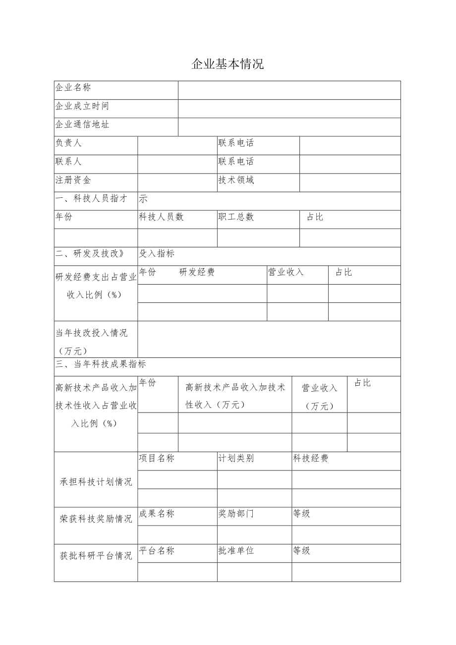 高新区科技创新十佳企业申报书.docx_第2页