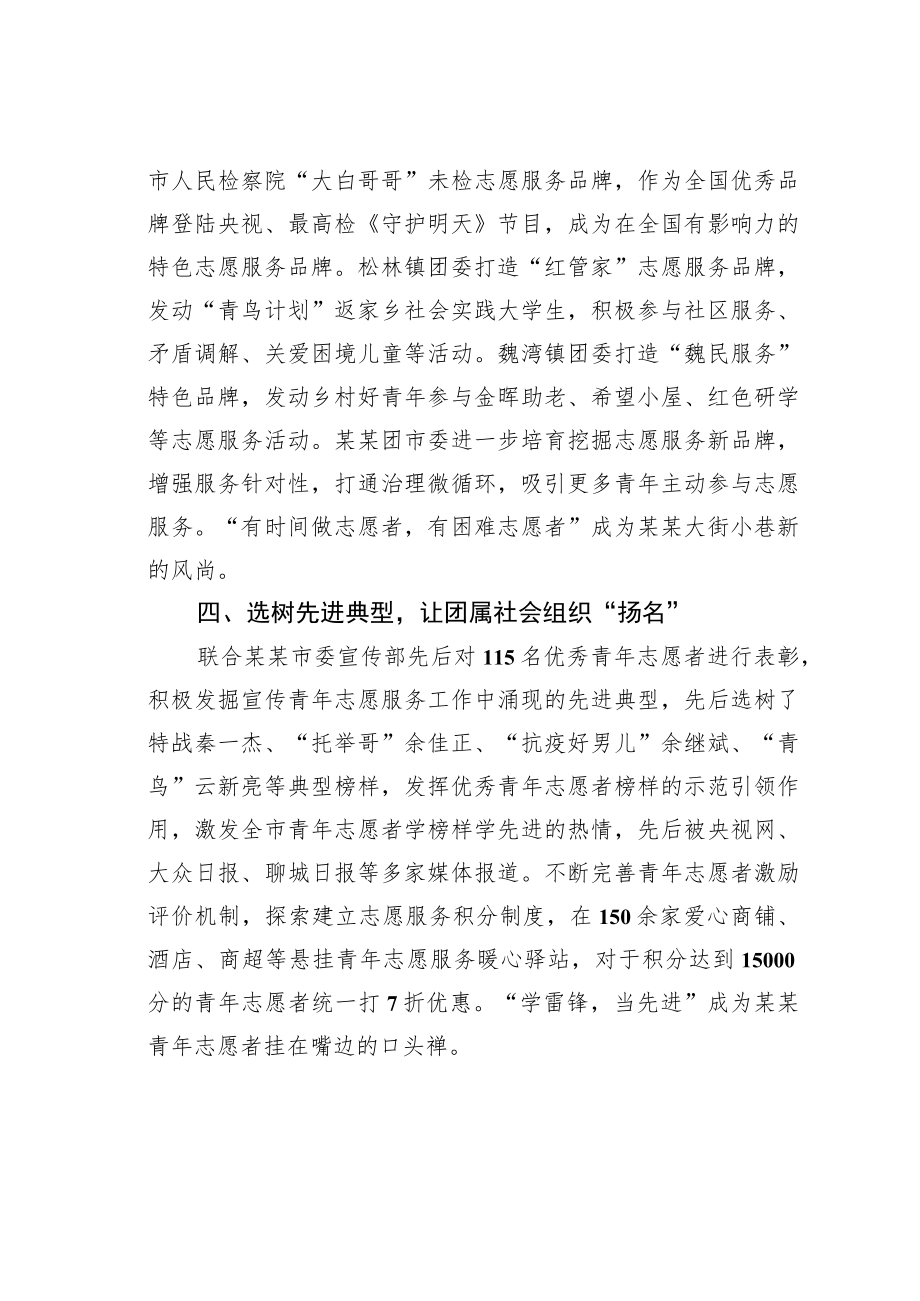 某某市团委青年社会组织建设工作情况的汇报.docx_第3页