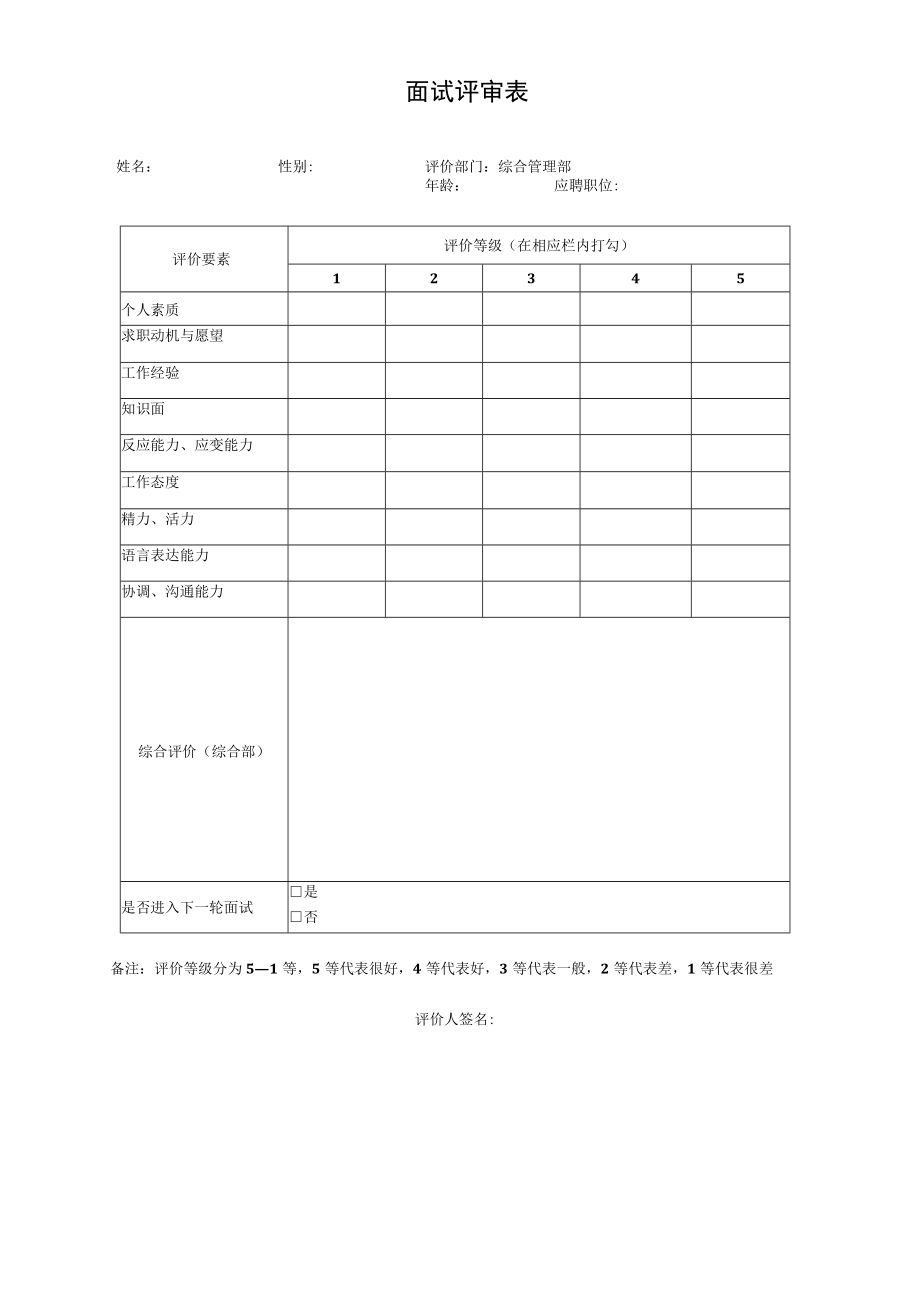 企业员工招聘入职流程及表格.docx_第3页