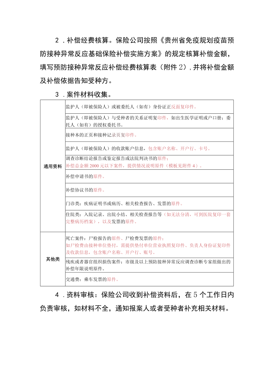 贵州省免疫规划疫苗预防接种异常反应基础保险补偿实施流程-全文及附表.docx_第3页