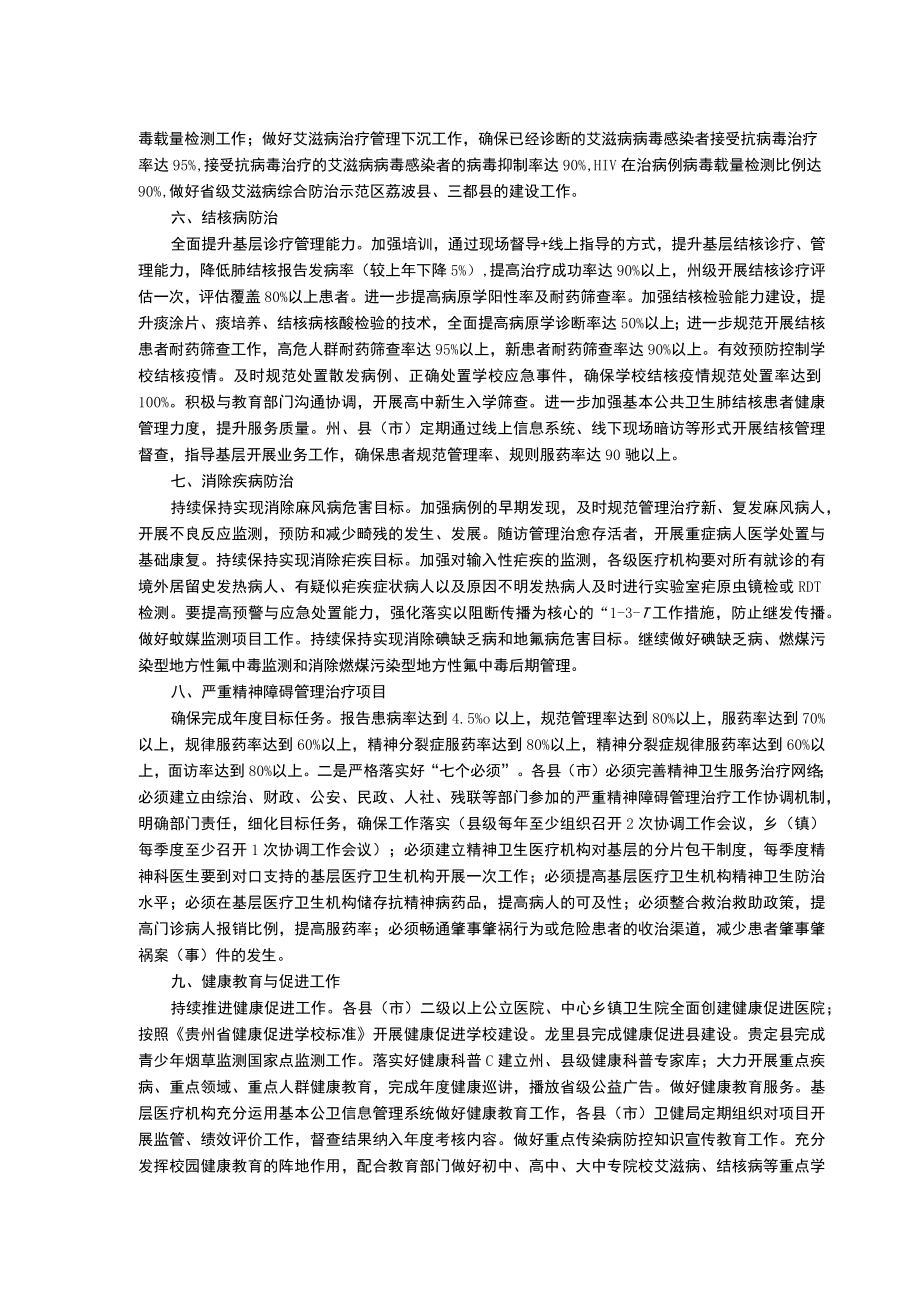 黔南州2021年疾病预防控制工作要点.docx_第2页