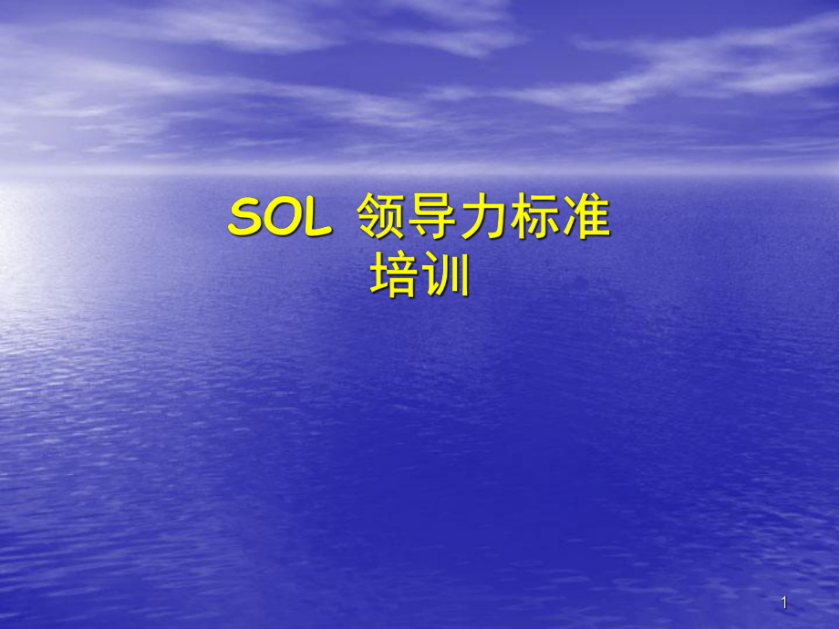 SOL领导力标准培训教程.ppt_第1页