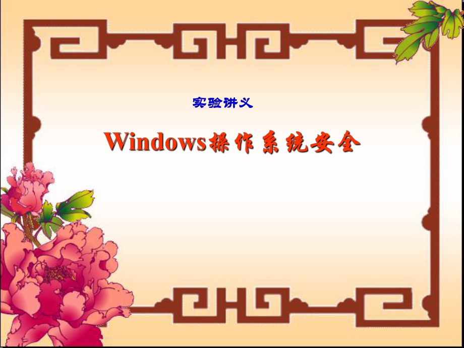 Winndows操作系统安全.ppt_第1页