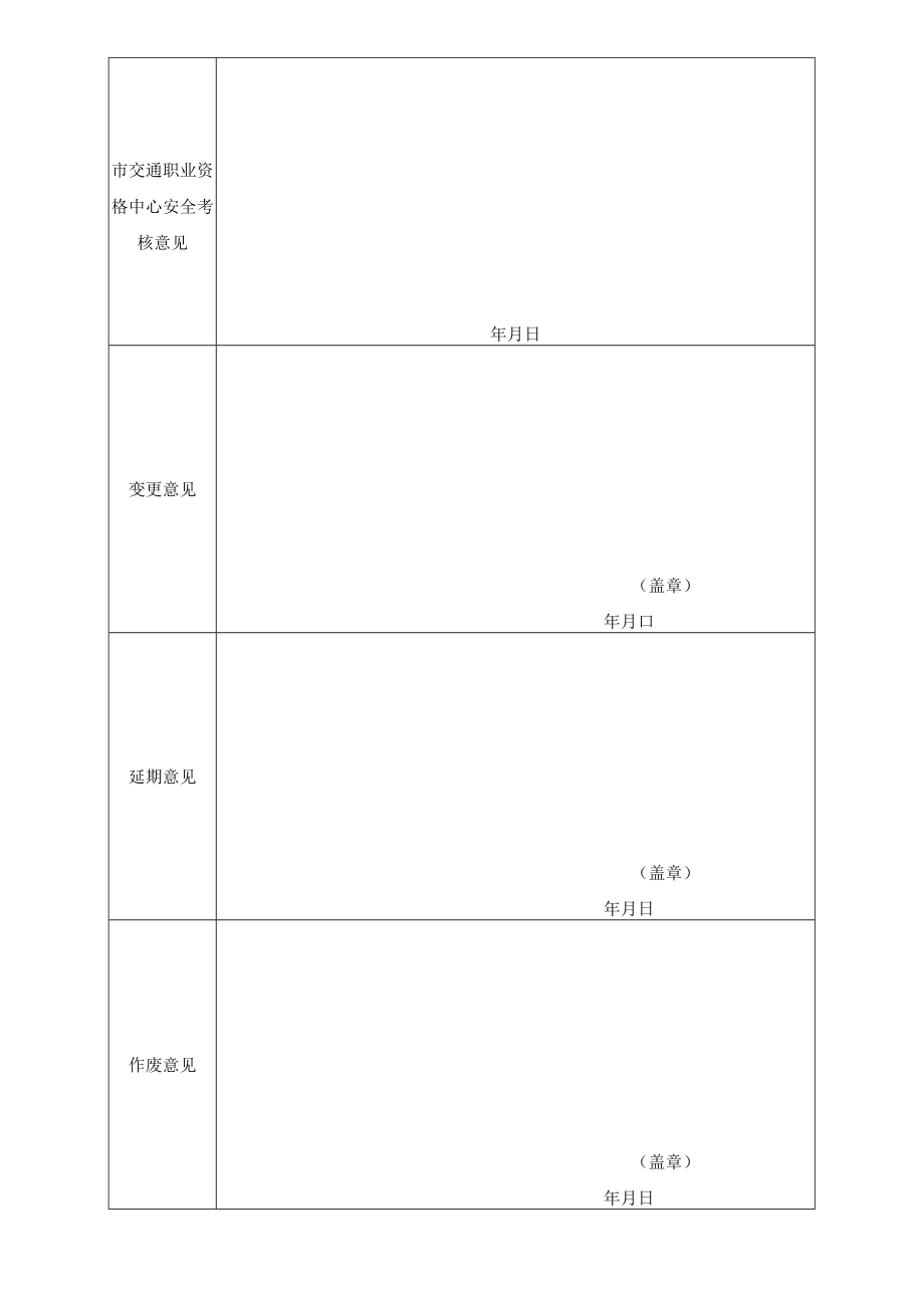 城市客运企业主要负责人和安全生产管理人员报名登记表.docx_第2页