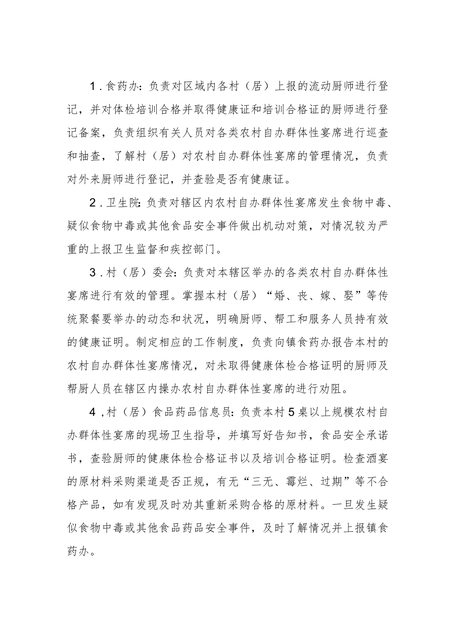 XX镇农村自办群体性宴席管理实施方案.docx_第2页