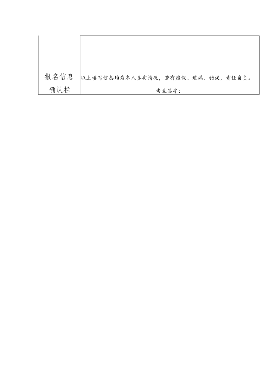 X县妇幼保健院202X年第X三批面向社会公开招聘编外专业技术人才报名表.docx_第2页