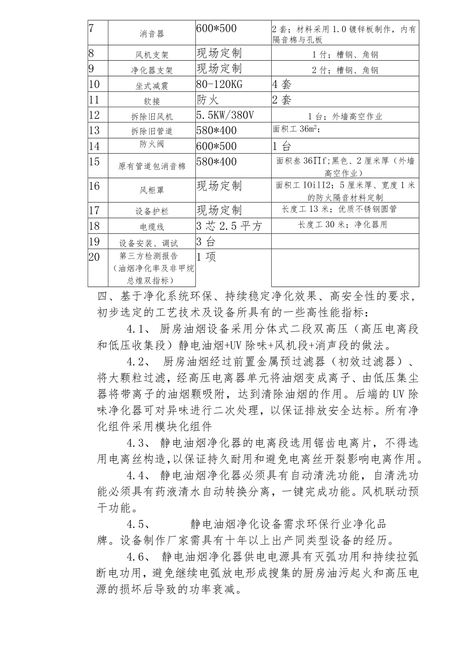 重庆市第四中级法院食堂油烟治理工程技术规范要求及评判要素.docx_第3页