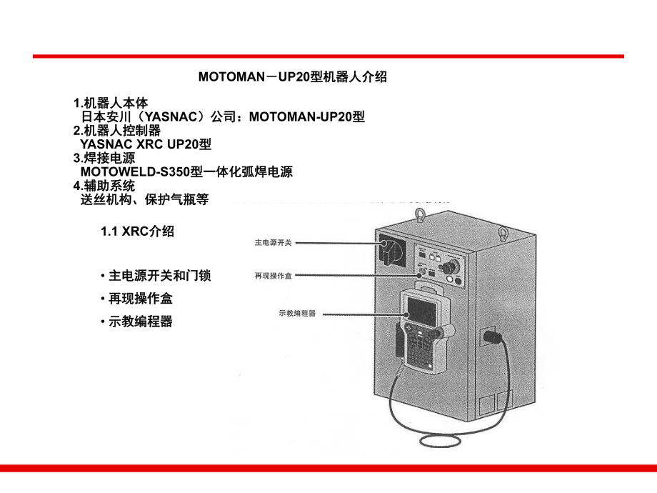 安川机器人操作及编程简易教程.ppt_第1页