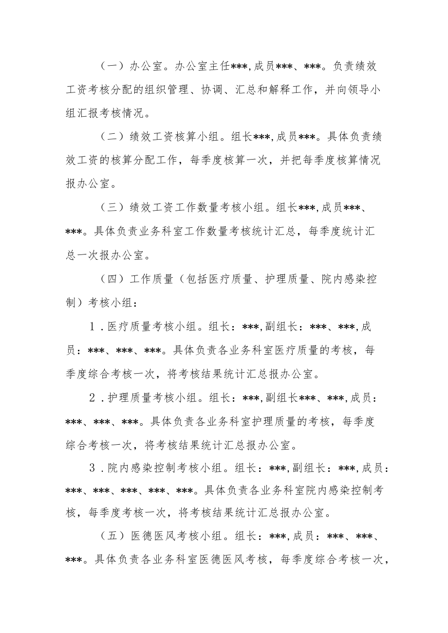 医院绩效考核工作方案.docx_第3页