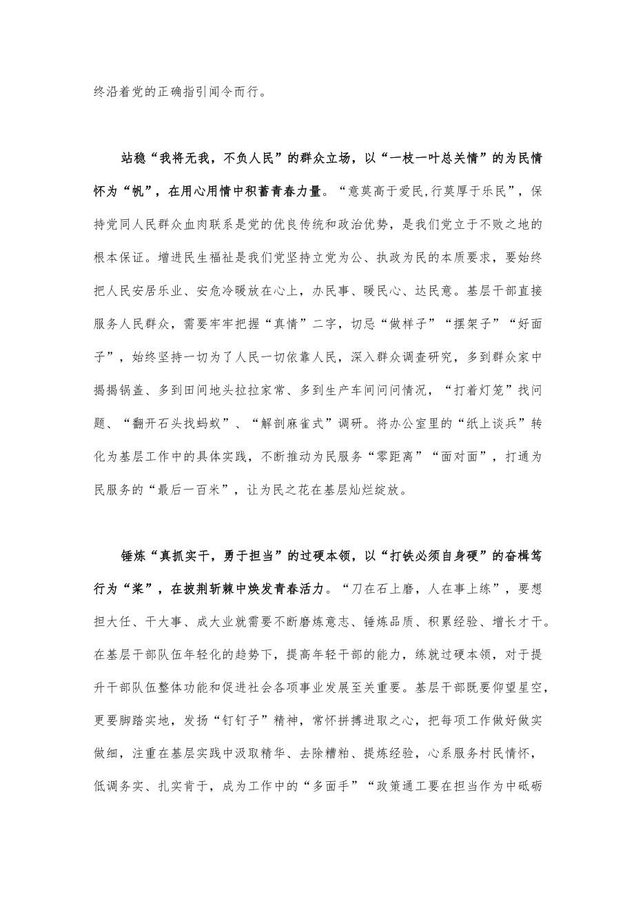 学习在十四届全国人大一次会议上的重要讲话精神心得体会研讨发言稿（二份文）.docx_第2页