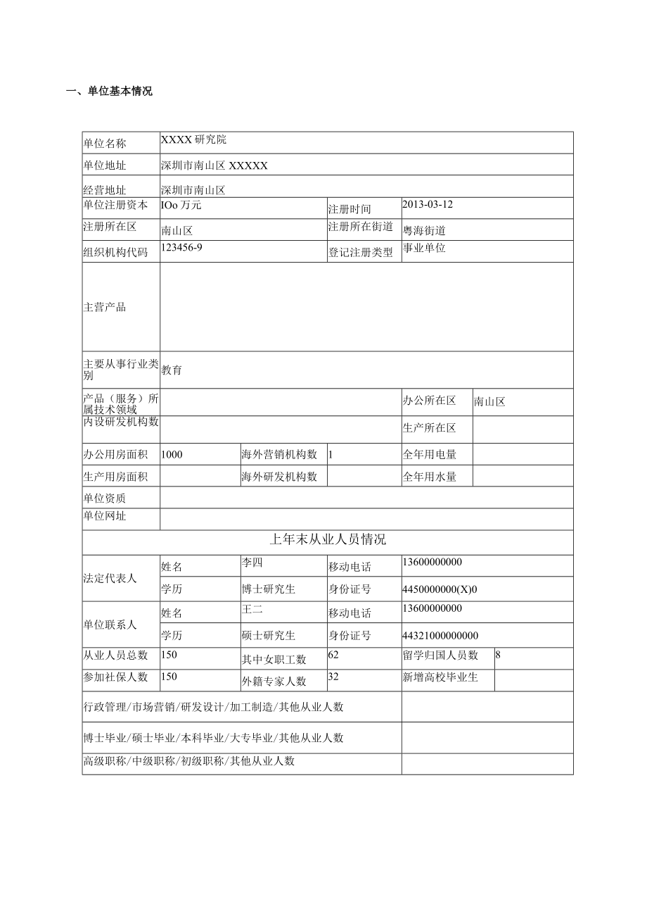 深圳市海外创新中心认定项目申请书（范本）.docx_第3页