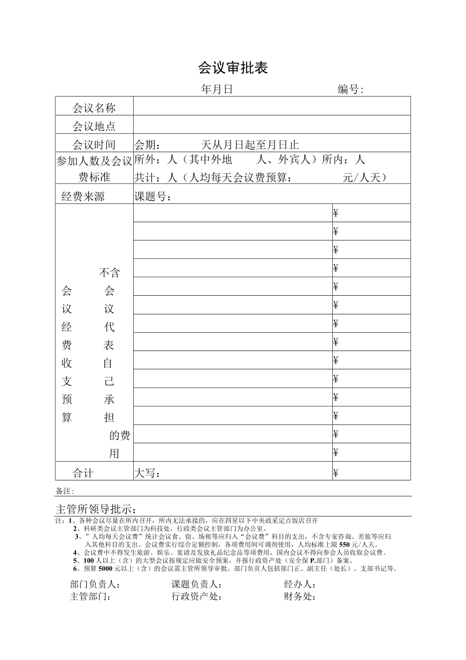 会议审批表.docx_第1页