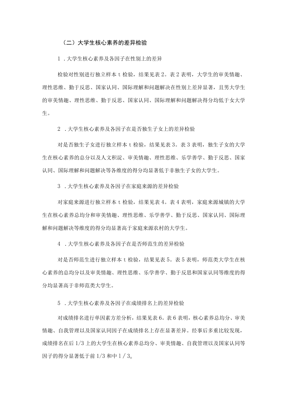 关于大学生核心素养现状调研报告.docx_第3页