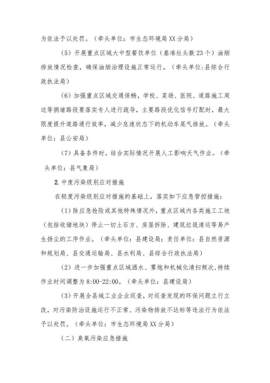 XX县中、轻度污染天气应急管控方案.docx_第3页
