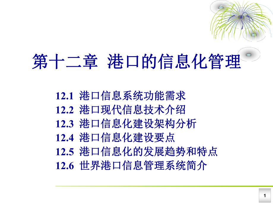 港口信息化管理讲解.ppt_第1页