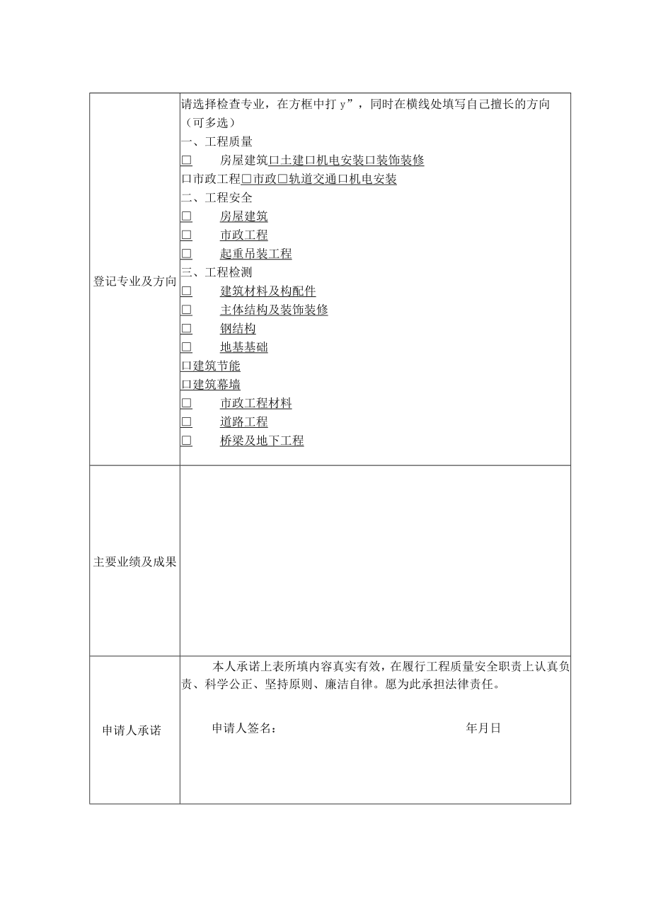 浙江省房屋市政工程质量安全专家推荐表.docx_第2页