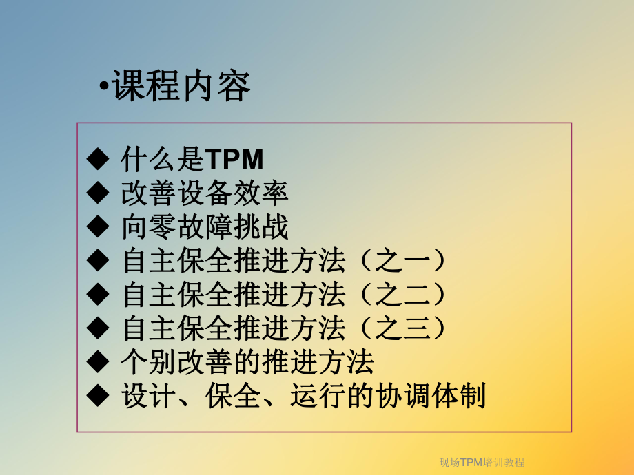 现场TPM培训教程.ppt_第2页