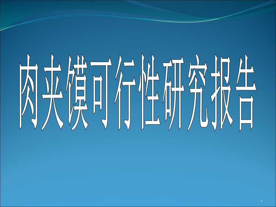 肉夹馍可行性研究报告.ppt_第1页