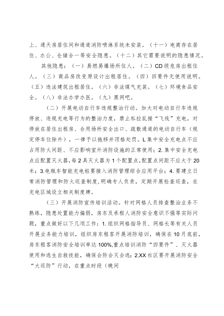 XX社区XX家园重大火灾隐患区域挂牌整治方案.docx_第3页