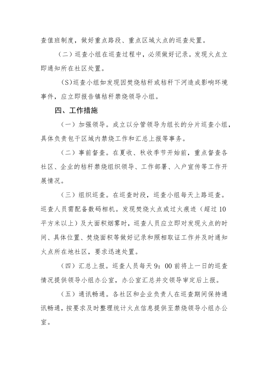 乡镇秸秆禁烧巡查工作方案.docx_第2页