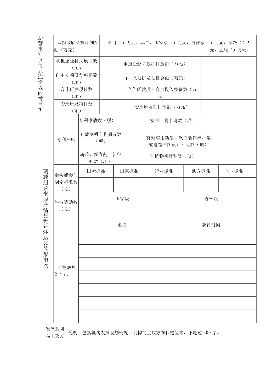 长春市新型研发机构备案申请表.docx_第2页