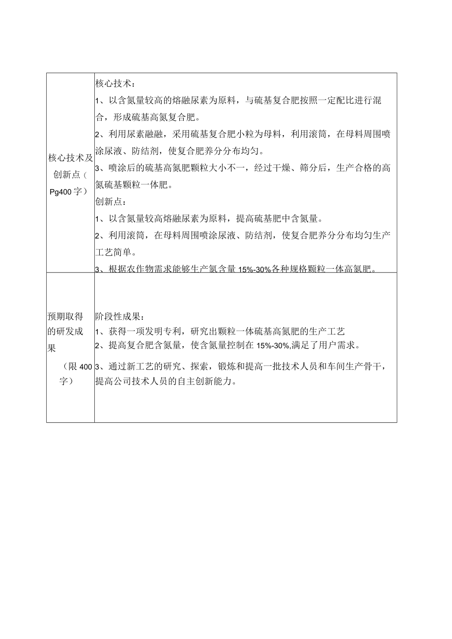 颗粒一体硫基高氮复合肥的生产工艺的研究立项申请书.docx_第3页