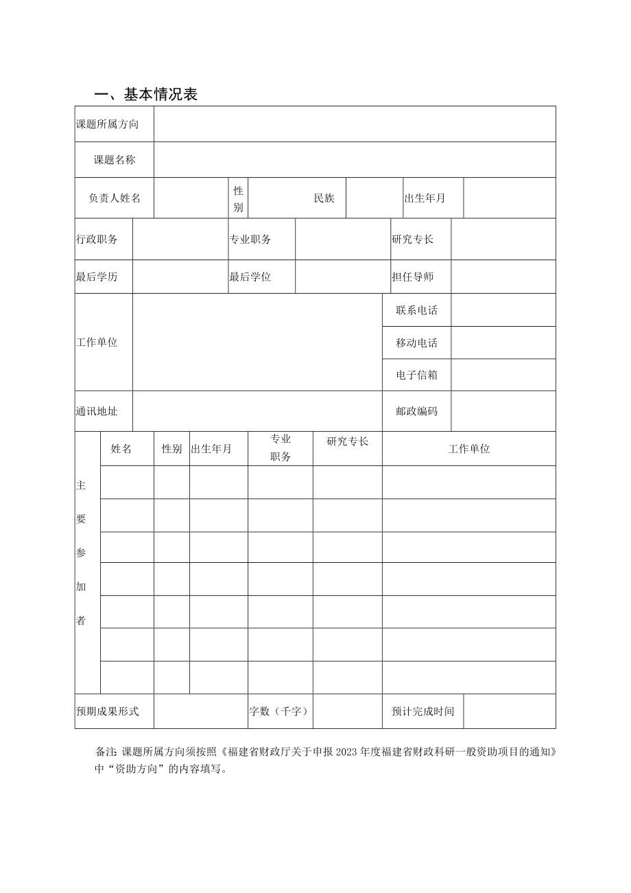 福建省财政科研资助项目申请书.docx_第3页