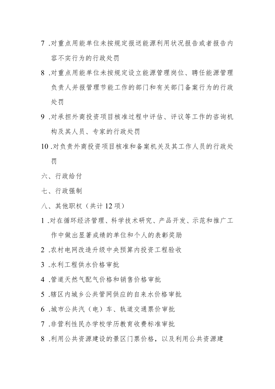 郸城县发改委规范调整后保留的行政职权目录清单.docx_第3页