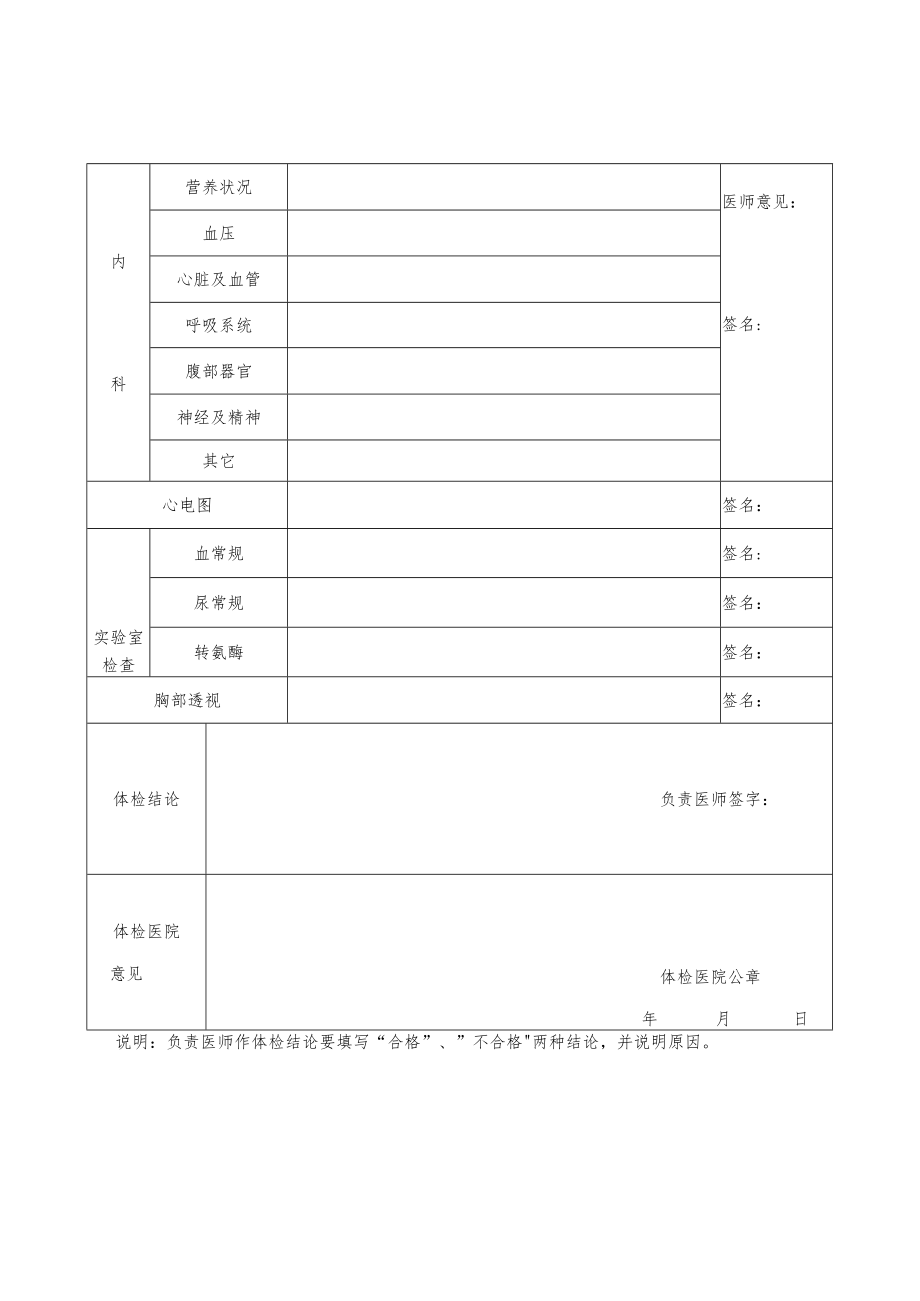 安徽省教师资格申请人员体检表.docx_第2页