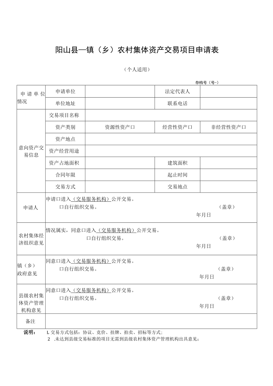 阳山县镇乡农村集体资产交易项目申请表村集体适用.docx_第2页